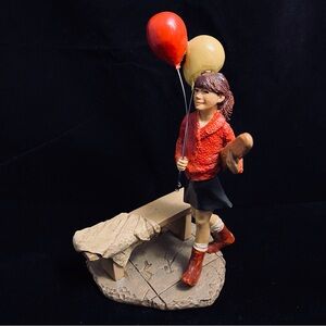 Children of the World Hand Painted Pewter-“The French Girl”-Retired